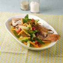 Cara membuat Ikan Nila Acar Kuning - Resep Masakan Rumahan