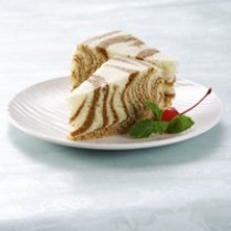 Cara membuat Cake Zebra Moka Kukus - Resep Masakan Rumahan