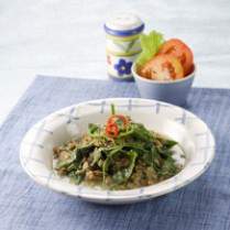 Cara membuat Daun Labu Tumis Rebon - Resep Masakan Rumahan