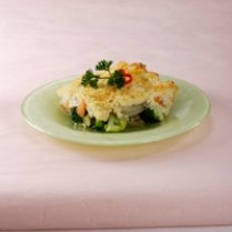 Cara membuat Sayuran Panggang Saus Keju - Resep Masakan Rumahan