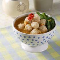 Cara membuat Bakso Udang Kuah Pedas - Resep Masakan Rumahan