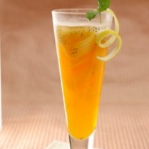 Cara membuat Punch Jeruk Kelapa Muda - Resep Masakan Rumahan
