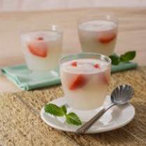 Cara membuat Puding Buah Leci - Resep Masakan Rumahan