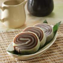 Cara membuat Kue Pepe Gulung Durian Cokelat - Resep Masakan Rumahan