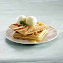 Cara membuat Wafel Havermut Saus Apel - Resep Masakan Rumahan