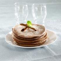 Cara membuat Pancake Cokelat Beragi - Resep Masakan Rumahan