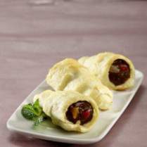 Cara membuat Cone Vla Buah - Resep Masakan Rumahan