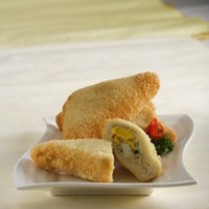 Cara membuat Roti Goreng Ragout Jagung - Resep Masakan Rumahan