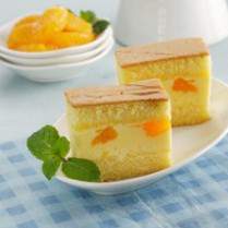 Cara membuat Puding Cake Lapis Jeruk - Resep Masakan Rumahan