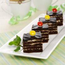 Cara membuat Cake Lapis Kopi Mini - Resep Masakan Rumahan