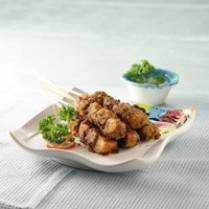 Cara membuat Sate Tempe Dan Kentang Bumbu Pecel - Resep Masakan Rumahan