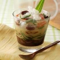 Cara membuat Es Cendol Sari Kacang Merah - Resep Masakan Rumahan