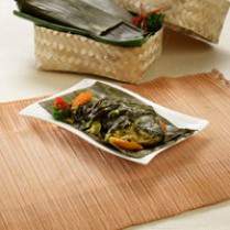 Cara membuat Pepes Ikan Daun Singkong - Resep Masakan Rumahan