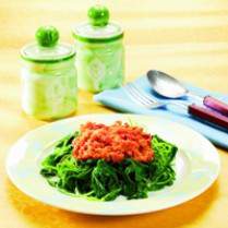 Cara membuat Pelecing Bayam - Resep Masakan Rumahan