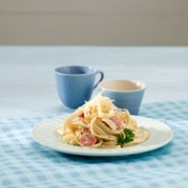 Cara membuat Fetucini Ala Carbonara - Resep Masakan Rumahan