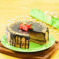 Cara membuat Cake Moka Isi Kacang - Resep Masakan Rumahan