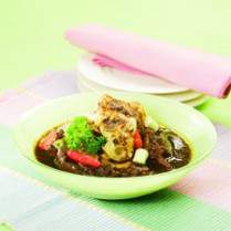 Cara membuat Kikil Masak Pucung Pedas - Resep Masakan Rumahan
