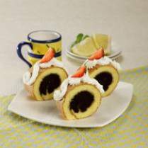 Cara membuat Bolu Gulung Cokelat Lemon - Resep Masakan Rumahan