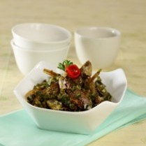 Cara membuat Lado Hijau Ikan Bulu Ayam - Resep Masakan Rumahan