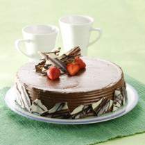 Cara membuat Cake Cokelat Lapis Krim Kopi - Resep Masakan Rumahan
