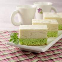 Cara membuat Puding Cake Pandan Jahe - Resep Masakan Rumahan
