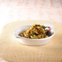 Cara membuat Udang Cincang Tumis Sawi Asin - Resep Masakan Rumahan
