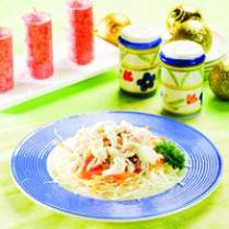 Cara membuat Coleslaw Ayam - Resep Masakan Rumahan