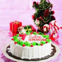 Cara membuat Cake Natal Bersalju - Resep Masakan Rumahan
