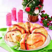 Cara membuat Roti Buah Isi Kacang - Resep Masakan Rumahan