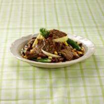 Cara membuat Daging Masak Jagung Kacang Merah - Resep Masakan Rumahan