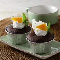 Cara membuat Cup Cake Cokelat Mangga - Resep Masakan Rumahan