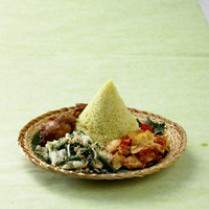 Cara membuat Kering Kentang (Nasi Kuning Komplet) - Resep Masakan Rumahan
