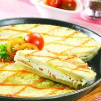 Cara membuat Omelet Kentang Tomat - Resep Masakan Rumahan