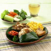 Cara membuat Pecel Sayur (Nasi Pecel Komplit) - Resep Masakan Rumahan
