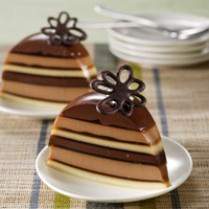 Cara membuat Puding Cokelat Tiga Rasa - Resep Masakan Rumahan