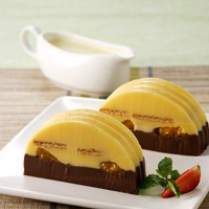 Cara membuat Puding Biskuit Cokelat Jeruk - Resep Masakan Rumahan