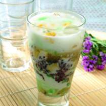 Cara membuat Es Kelapa Kombinasi - Resep Masakan Rumahan