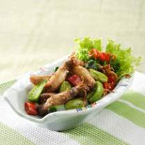 Cara membuat Cumi Asin Tumis Cabai - Resep Masakan Rumahan