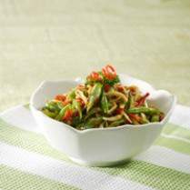 Cara membuat Buncis Teri Nasi Tumis Pedas - Resep Masakan Rumahan