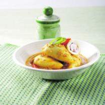 Cara membuat Cumi Isi Kuah Santan - Resep Masakan Rumahan