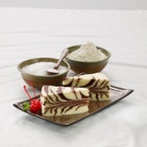 Cara membuat Cake Zebra Kukus - Resep Masakan Rumahan