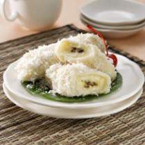 Cara membuat Pisang Balut Kelapa - Resep Masakan Rumahan