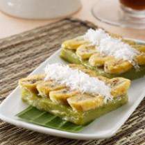 Cara membuat Putu Tegal Hijau - Resep Masakan Rumahan