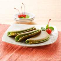 Cara membuat Martabak Mini Pandan Sarikaya - Resep Masakan Rumahan