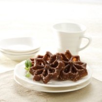 Cara membuat Kembang Goyang Cokelat - Resep Masakan Rumahan