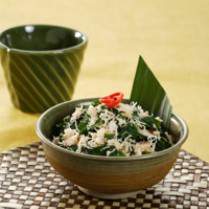 Cara membuat Lawar Daun Singkong - Resep Masakan Rumahan