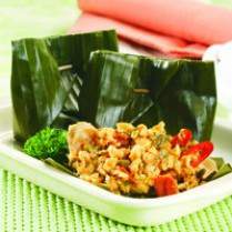 Cara membuat Tempe Kukus Bungkus Daun - Resep Masakan Rumahan