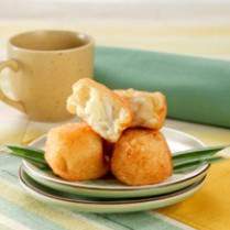 Cara membuat Roti Tawar Goreng Isi Vla Kelapa Muda - Resep Masakan Rumahan