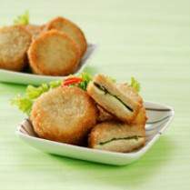 Cara membuat Nugget Ayam Lapis Keju Dan Bayam - Resep Masakan Rumahan