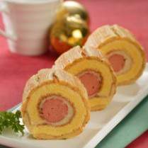 Cara membuat Bolu Gulung Sosis Kombinasi - Resep Masakan Rumahan